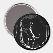 Hond Dog Magnet Hunting Dog Fridge Magnets Decor (Voorkant / Achterkant)