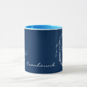 Hond Dog Mok Hunting Dog Art Coffee Cup (Midden)