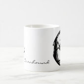 Hond Dog Mok Hunting Dog Art Coffee Cup (Center)