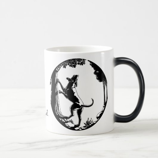 Hond Dog Mok Hunting Dog Art Coffee Cup (Rechts)