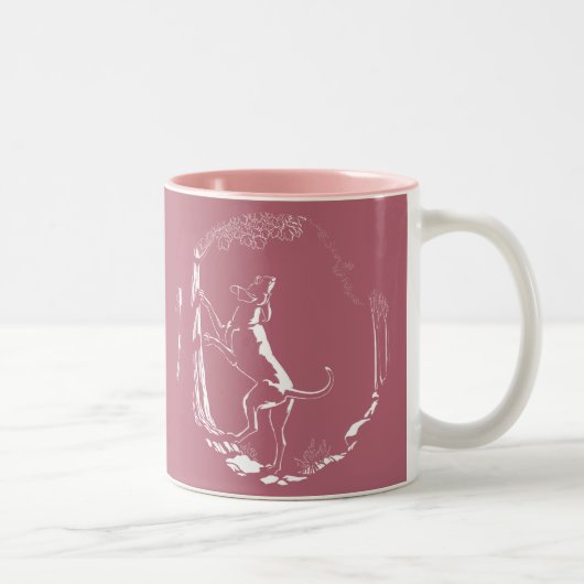 Hond Dog Mok Hunting Dog Art Coffee Cup (Rechts)