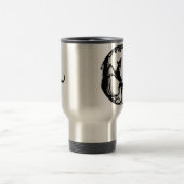 Hond Dog Mok Hunting Dog Art Travel Mug (Center)
