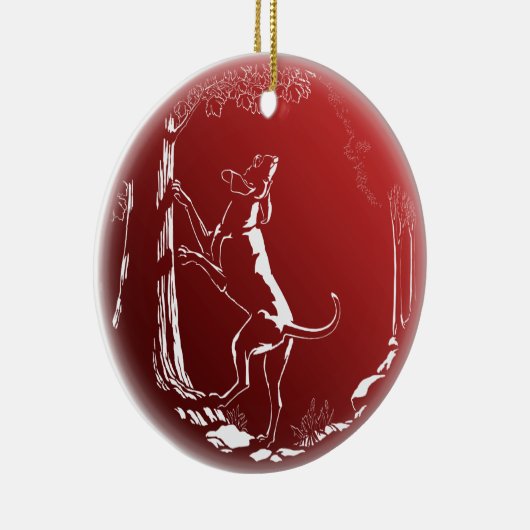 Hond Dog Ornament Aangepaste ontkleuring van de ho (Rechts)