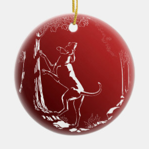Hond Dog Ornament Aangepaste ontkleuring van de ho