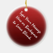 Hond Dog Ornament Aangepaste ontkleuring van de ho (Achterkant)