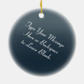 Hond Dog Ornament Aangepaste ontkleuring van de ho (Achterkant)