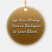 Hond Dog Ornament Aangepaste ontkleuring van de ho (Achterkant)