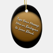 Hond Dog Ornament Aangepaste ontkleuring van de ho (Achterkant)