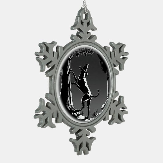 Hond Dog Ornament Coonhound Dog Art Decoration (Links)