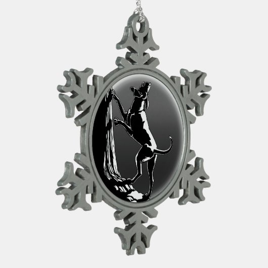 Hond Dog Ornament Coonhound Dog Art Decoration (Links)