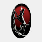 Hond Dog Ornament Custom Hunting Dog Decoration (Rechts)