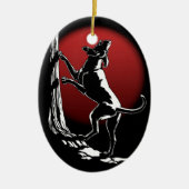 Hond Dog Ornament Custom Hunting Dog Decoration (Voorkant)