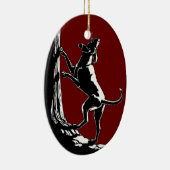 Hond Dog Ornament Custom Hunting Dog Decoration (Rechts)