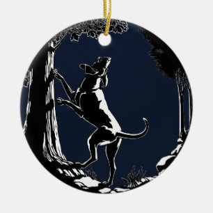 Hond Dog Ornament Hunting Dog Art Decoration