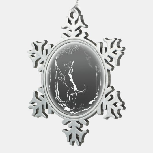 Hond Dog Ornament Hunting Dog Art Decoration (Rechts)