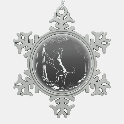 Hond Dog Ornament Hunting Dog Art Decoration (Voorkant)