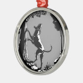 Hond Dog Ornament Hunting Dog Art Decoration (Links)