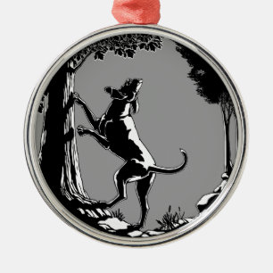 Hond Dog Ornament Hunting Dog Art Decoration