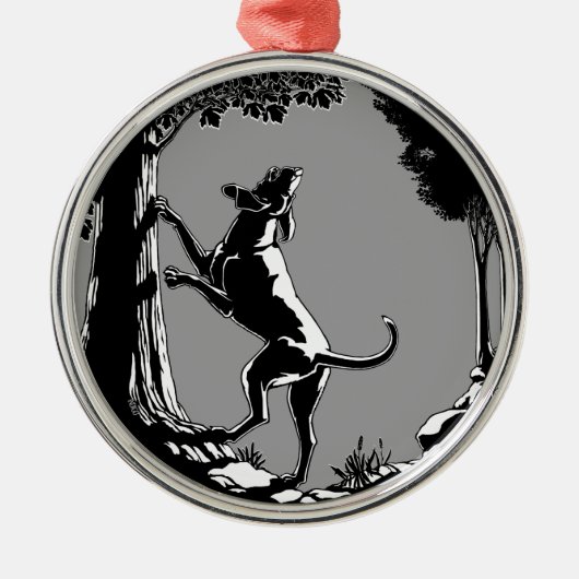 Hond Dog Ornament Hunting Dog Art Decoration (Voorkant)