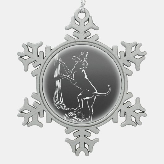 Hond Dog Ornament Hunting Dog Art Decoration (Voorkant)