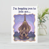 Hond Dog Party Center Kaart (Staand voorkant)