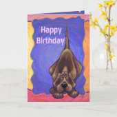 Hond Dog Party Center Kaart (Gele Bloem)