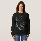 Hond Dog Shirt Hunting Dog Coonhound Sweatshirts (Voorkant volledig)