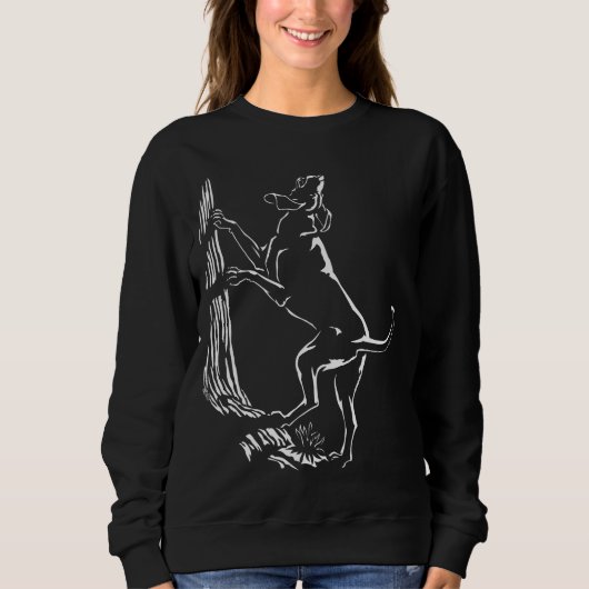 Hond Dog Shirt Hunting Dog Coonhound Sweatshirts (Voorkant)