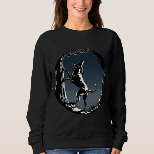 Hond Dog Shirt Hunting Dog Coonhound Sweatshirts (Voorkant)