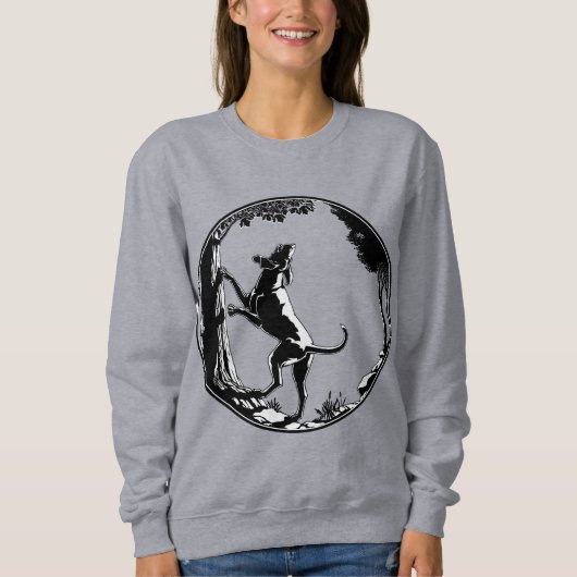 Hond Dog Shirt Women's Hunting Hondenliefhebber Sh (Voorkant)