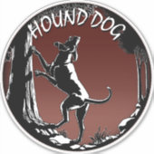 Hond Dog Stickers Aangepaste jacht Dog Decals (Voorkant)