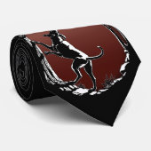 Hond Dog Stropdassen Hunting Hondenliefhebber Art (Opgerold)