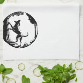 Hond Dog Towel Hunting Dog Art Tea Towel Theedoek (Gevouwen)