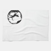 Hond Dog Towel Hunting Dog Art Tea Towel Theedoek (Horizontaal)