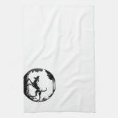 Hond Dog Towel Hunting Dog Art Tea Towel Theedoek (Verticaal)