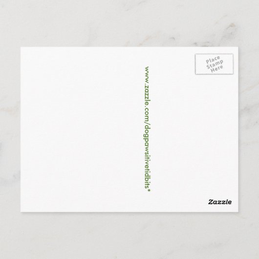 Hond Dog Tree Hugger Briefkaart (Achterkant)