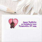 Hond Dog Valentijnsdag Etiket (Insitu)