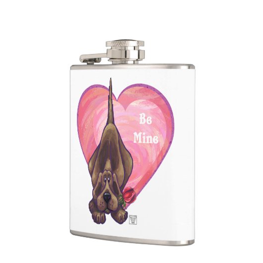 Hond Dog Valentijnsdag Heupfles (Links)
