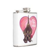 Hond Dog Valentijnsdag Heupfles (Rechts)