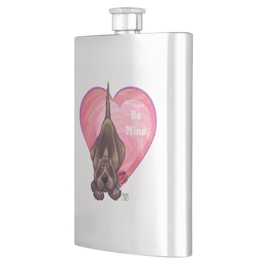 Hond Dog Valentijnsdag Heupfles (Links)