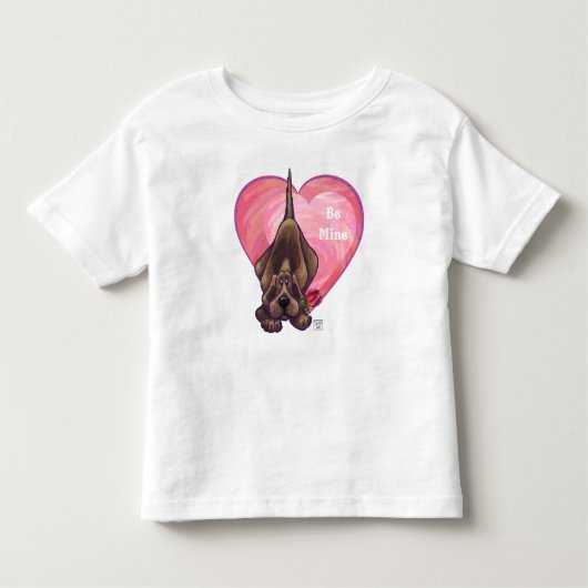 Hond Dog Valentijnsdag Kinder Shirts (Voorkant)