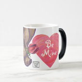 Hond Dog Valentijnsdag Magische Mok (Voorkant rechts)