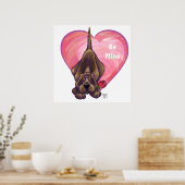 Hond Dog Valentijnsdag Poster (Keuken)