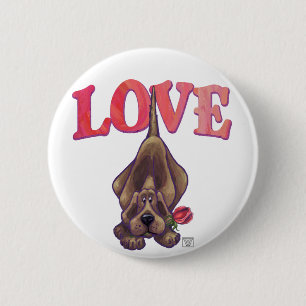 Hond Dog Valentijnsdag Ronde Button 5,7 Cm