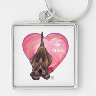 Hond Dog Valentijnsdag Sleutelhanger