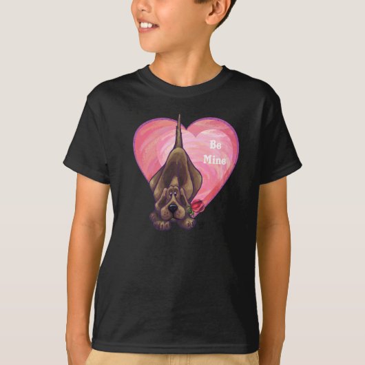 Hond Dog Valentijnsdag T-shirt (Voorkant)