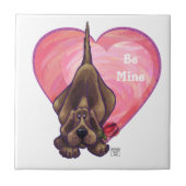 Hond Dog Valentijnsdag Tegeltje (Voorkant)