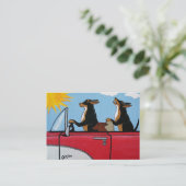 Hond Dog Visitekaartje (Staand voorkant)