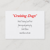 Hond Dog Visitekaartje (Achterkant)