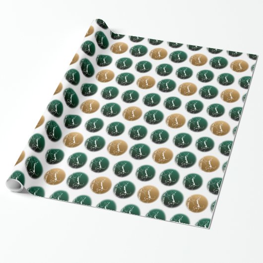 Hond Dog Wrapping Paper Hunting Dog Gift Paper Cadeaupapier (Uitgerold)
